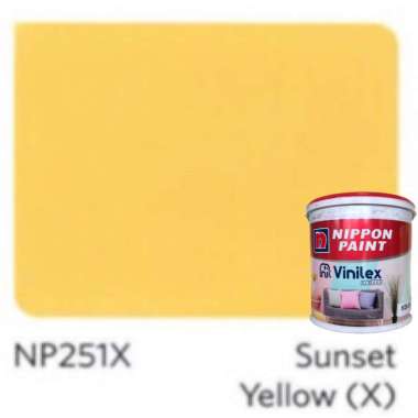 Cat Tembok Interior Nippon Vinilex Pro 1000 4.5 kg Sunset Yellow NP251X
