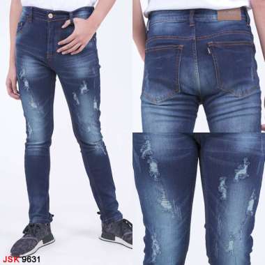 [SIZE 28-34] Celana Panjang Pria SoftJeans Cowok Celana Ripped Pria Celana Jeans Cowok BIG SIZE 34 B