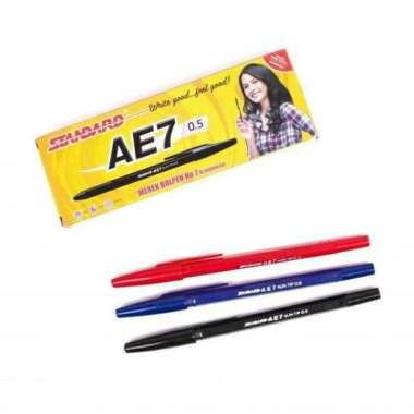 Pulpen - Pena Standard AE 7 - Pen Standard AE 7 Biru