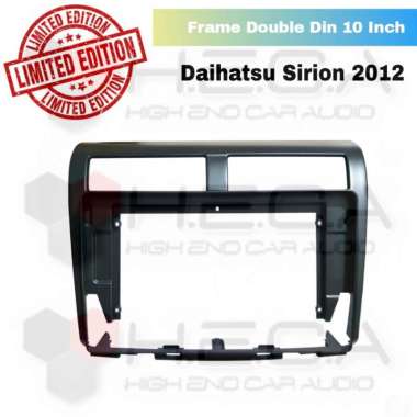 Frame 10 inch SIRION 2012 Double Din Head Unit Android Tape Mobil 10" hitam