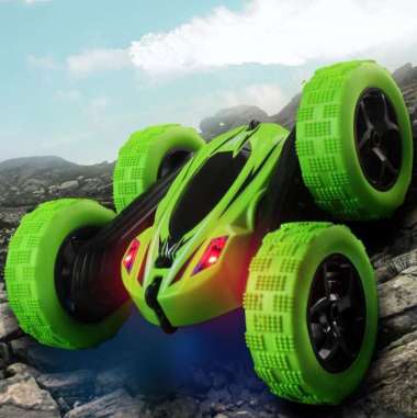 mainan anak mobil remot kontrol RC 4wd off road offroad JJRC Remote Control Stunt Buggy Car 360 Degr