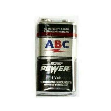 BATERAI ABC SUPER POWER 9V / BATTERY ABC SUPER POWER 9V