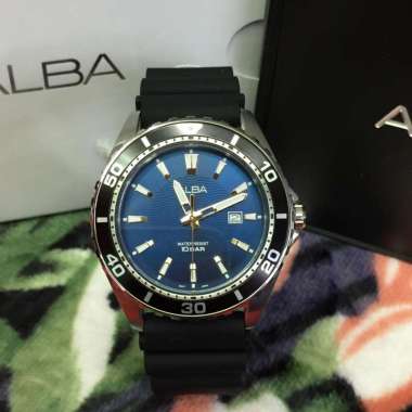 Alba AG.8L.31-X1 Original Garansi Resmi Jam Tangan Pria Blue Black