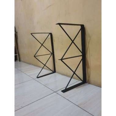rak siku dinding penyangga kayu 50cm x 25cm