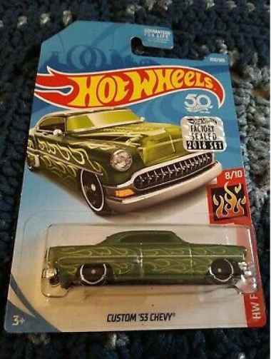 Hotwheels Factory Sealed 2018 Custom '53 Chevy