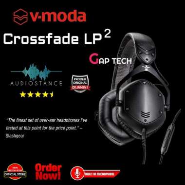 V Moda Crossfade LP2 Over Ear Noise Isolating Headphones Original Garansi Resmi V Moda 1 Tahun