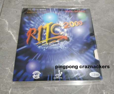 Karet 729 Tenis Meja Tack Speed RITC 2000 Hitam