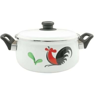 Kedaung Panci Besar Kukuruyuk Dutch Oven 20 cm PUTIH