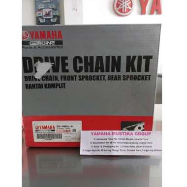 Yamaha Genuine Part 5D9W001A30 Gear Set / Rantai Set Untuk Motor Vega ZR, Vega RR