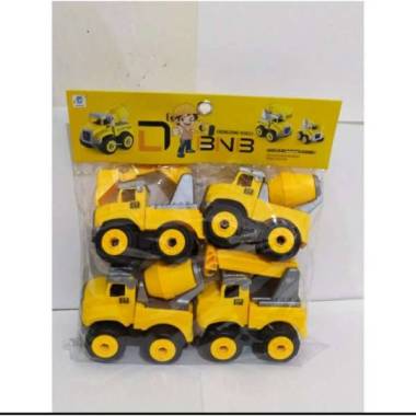 MAINAN ANAK MURAH ASSEMBLE CONSTRUCTION 4PCS KTG DB6066-7
