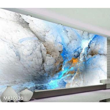 Wallpaper Dinding Mural 3D Photowall Motif Marmer Granit Light Modern