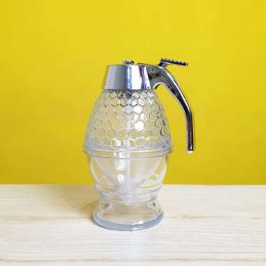 Botol Madu Sirup Honey Dispenser Jar Container Teko Gula Unik Portable