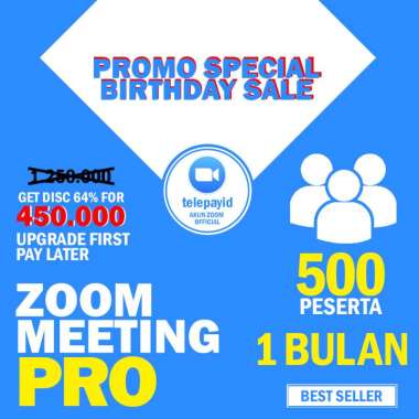 Akun Zoom Promo Zoom Premium Terbaru Mei 2021 Blibli