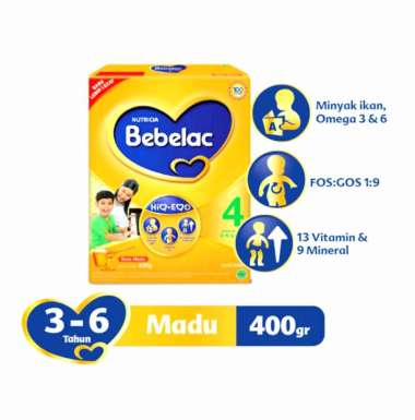 Promo Harga Bebelac 4 Susu Pertumbuhan Madu 400 gr - Blibli