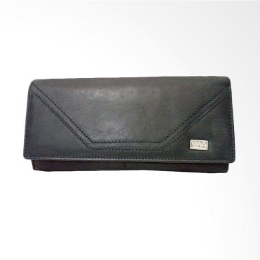 I.L.C Dompet Wanita Genuine Leather Full Kulit Asli -Hitam
