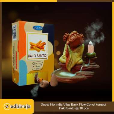 Dupa/ Hio India Ullas Back Flow Cone/ kerucut Palo Santo @ 10 pcs