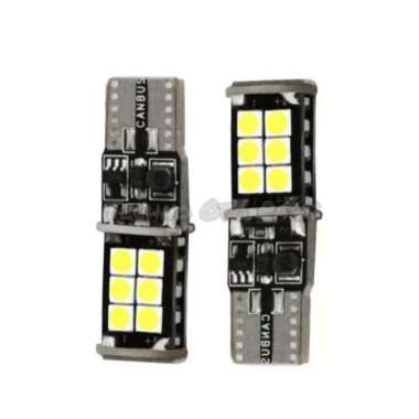 Lampu Led T10 3030 15smd Canbus Warna Putih Super Bright