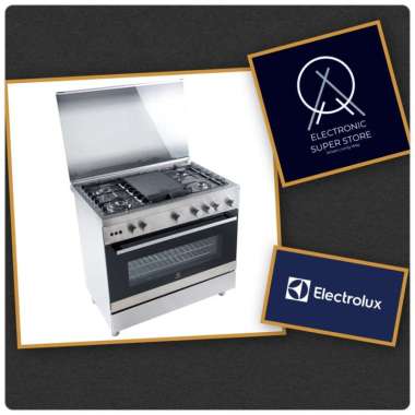 Kompor Gas Freestanding Electrolux EKG-9688X 5 Tungku Stainless Steel