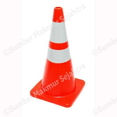 NS Traffic Cone Rubber / Kerucut Parkir Karet