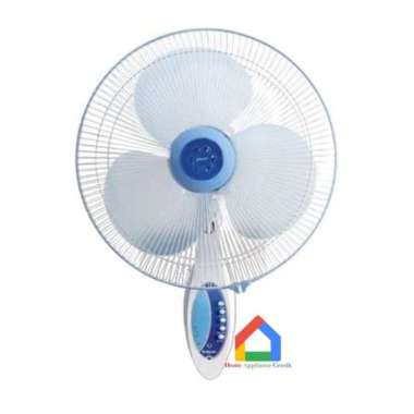 Miyako KAW 1689 RC Kipas Angin Dinding Remote [16 Inch]