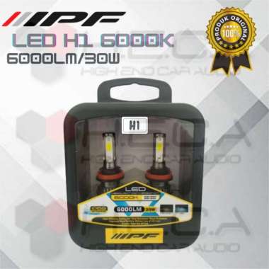 LED IPF H1 6000k Lampu Mobil Bohlam ORIGINAL