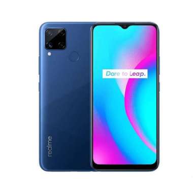 Realme C15 Smartphone Qualcomm Edition ( Ram 4GB / Rom 64GB ) Marine Blue Marine Blue