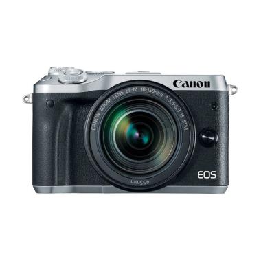 Canon EOS M6 Kit 18-150mm Kamera Mirrorless - Silver