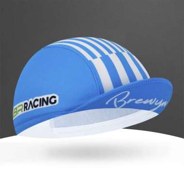 TOKO1973 Topi sepeda : BREWYN VOLKLAND - cycling cap topi gowes One Size BLUE