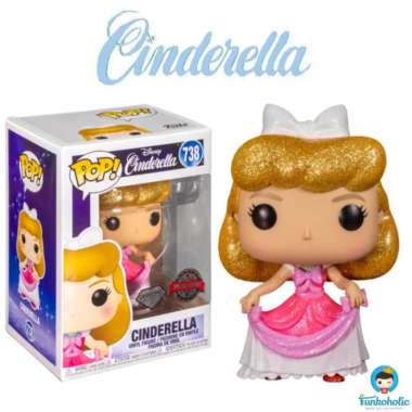Funko POP! Disney Cinderella in Pink Dress Diamond Glitter [Exclusive]