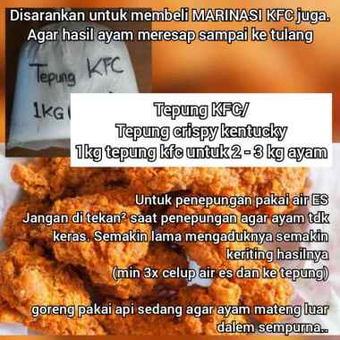 Tepung Crispy KFC Tepung crispy kentucky 1kg tepung kfc