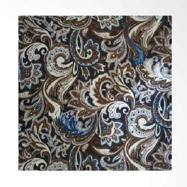 Houseofcuff Batik Ornament Pocket Square Saputangan Jas Wedding Hitam