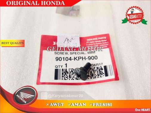 Honda Genuine Part Baut Body Screw Special 5Mm Supra X 125 CBR 250R 90104-KPH-900