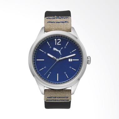 PUMA Legacy Tali Canvas Leather Jam ... -Hitam Biru PU104001003