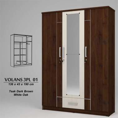 Lemari Pakaian Kayu Harga Juni 2021 Blibli