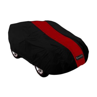 Mantroll Cover Mobil for Honda Jazz - Hitam Strip Merah