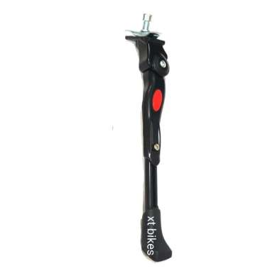 Standar tengah alloy sepeda lipat MTB 20-26" ( tinggi 25-30cm, adjustable, baut L )