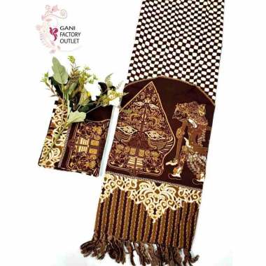 Selendang Batik Motif Wayang Petruk Kode 0814