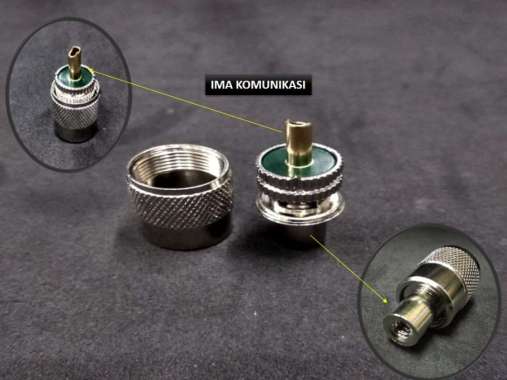 KONEKTOR. PL 259 RG-58 SILVER