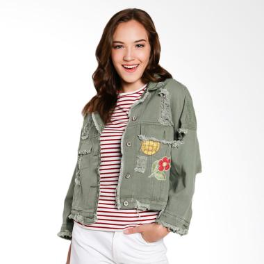 Papercut Fashion GZ 02 Lovely 714 D ... acket Wanita - Green Army