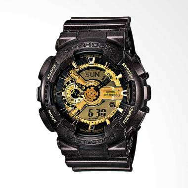 CASIO G-Shock Jam Tangan Pria - Black Gold GA-110BR-5ADR