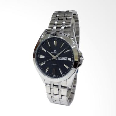 Excellence Jam Tangan Pria - Silver 8502MSSBK Silver