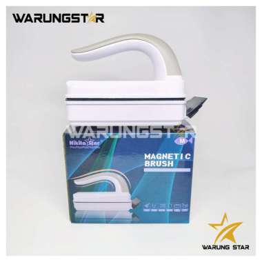NIKITA STAR MAGNETIC BRUSH SIZE M PEMBERSIH KACA AQUARIUM / SIKAT MAGNET PEMBERSIH KACA AQUARIUM / M