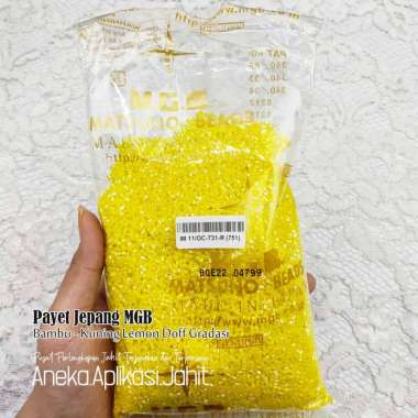50 GRAM PAYET JEPANG MGB 731R KUNING LEMON DOFF PELANGI BAMBU