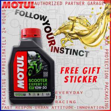 Motul Oli Motor Matic Motul Scooter Expert Le 10W30 [800 Ml]