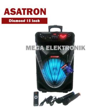 Asatron Diamond Speaker Bluetooth Portable 15inch