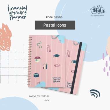 Ready! Buku Agenda Keuangan - Financial Upgrading Planner by Rokata.id - Cream
