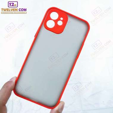 Case iPhone 12 - Casing Hardcase MyChoice Merah