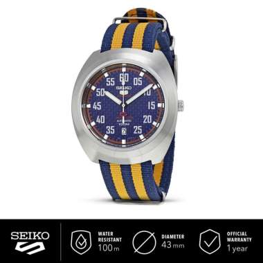 Jam Tangan Pria Seiko 5 Sports SRPA91K1 Blue Dial Nylon Strap Limited Edition SRPA91 Automatic