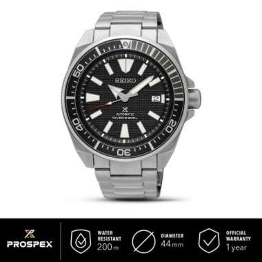 Jam Tangan Pria Seiko Prospex Automatic Stainless Steel SRPF03K1 Original Silver Black