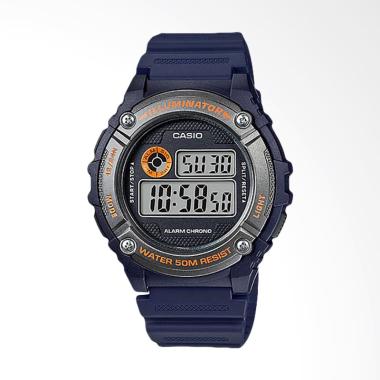 CASIO Standard Jam Tangan Pria - Navy W-216H-2BVDF